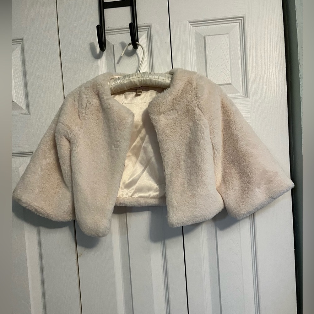 Crop Jacket Faux Fur